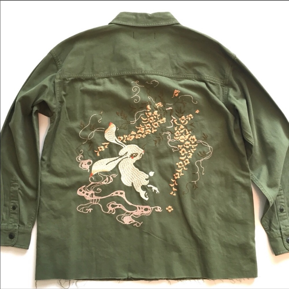 Madewell Embroidered Button Down